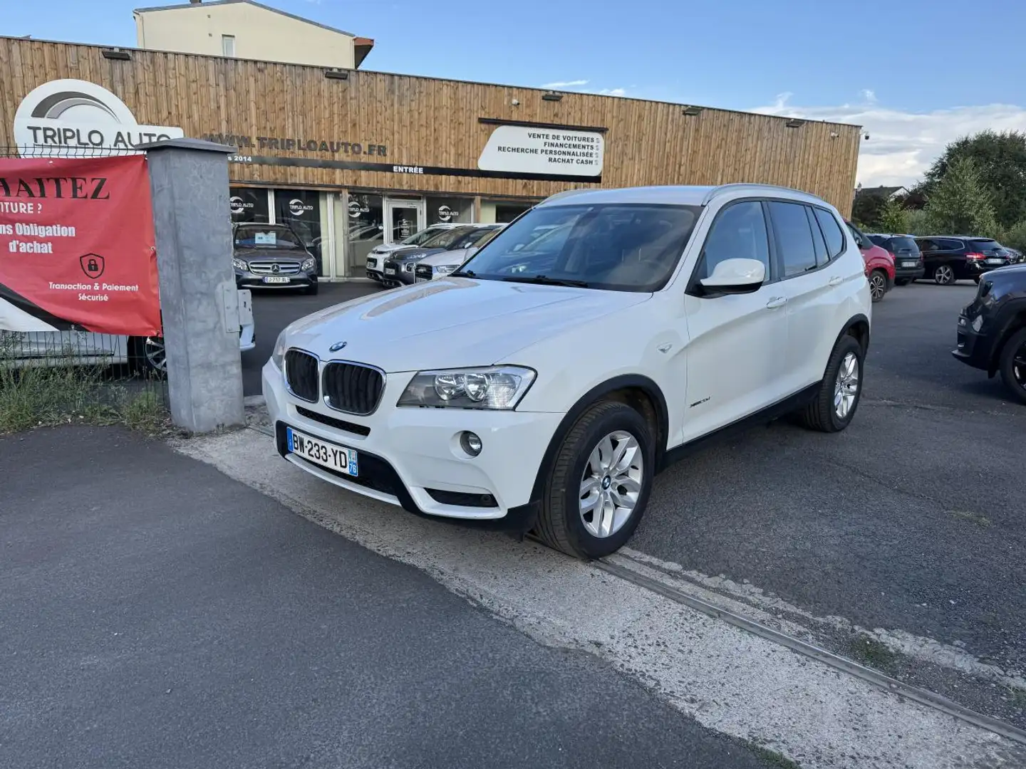 BMW X3 xDrive 20d - BVA F25 Excellis Gps + Radar AR + Cli Blanc - 1