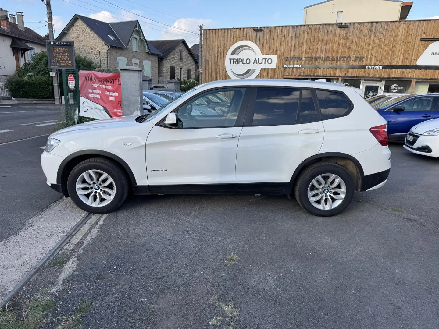 BMW X3 xDrive 20d - BVA F25 Excellis Gps + Radar AR + Cli Blanc - 2