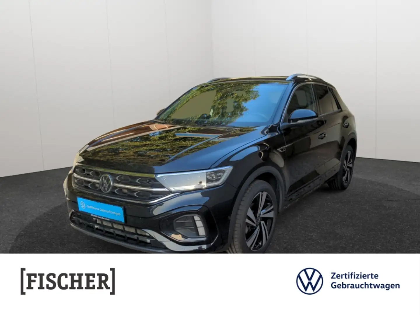 Volkswagen T-Roc 1.5TSI DSG R-Line Matrix AHK Navi Rear View ACC Be Schwarz - 1