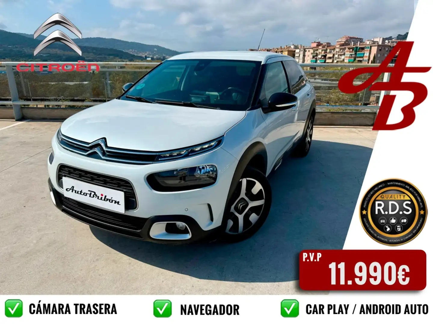 Citroen C4 Cactus 1.5BlueHDi S&S Live 100 Wit - 1