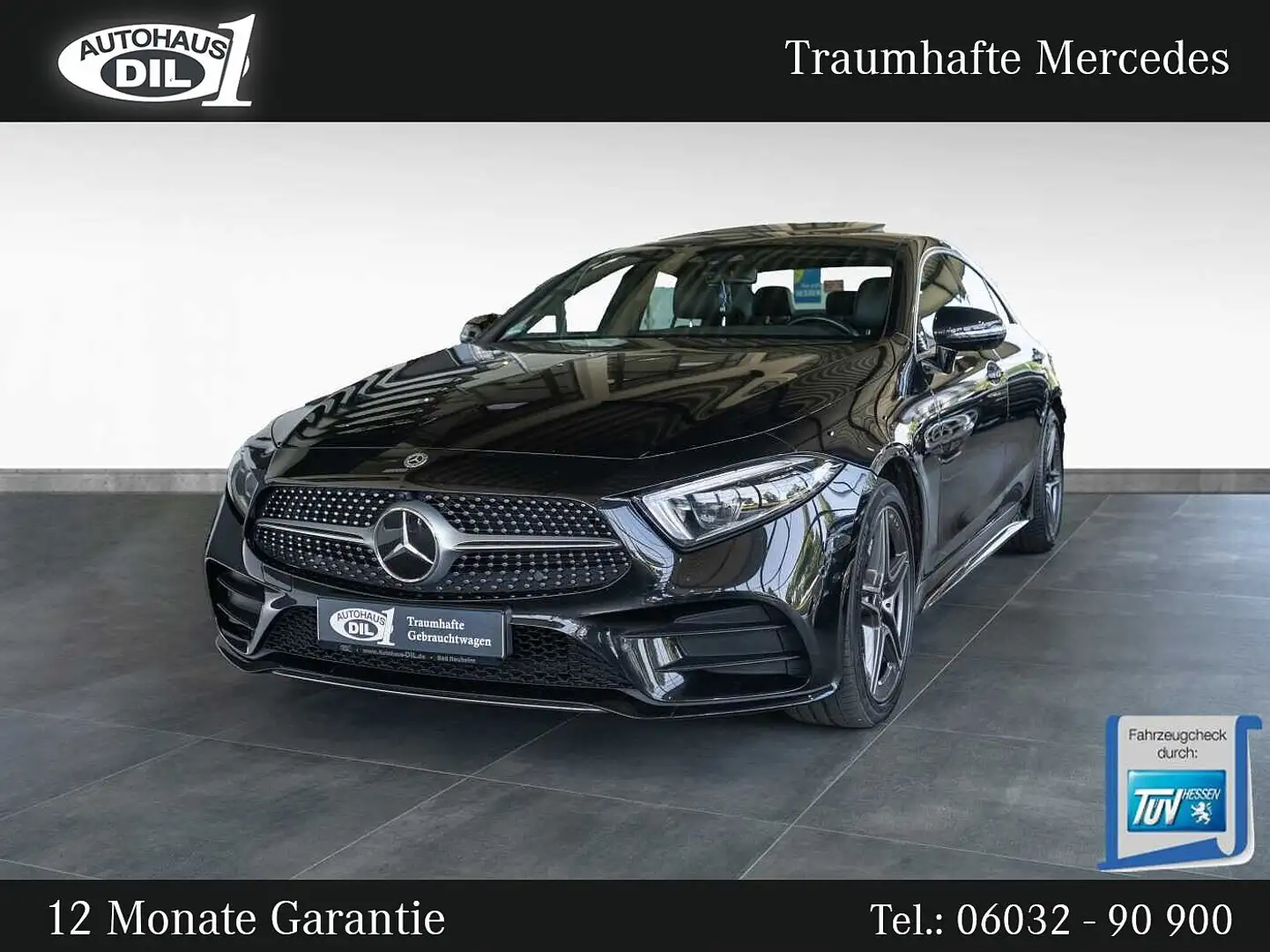 Mercedes-Benz CLS 350 d 4Matic *AMG*DISTR.+*SCHIEBEDACH* Schwarz - 1