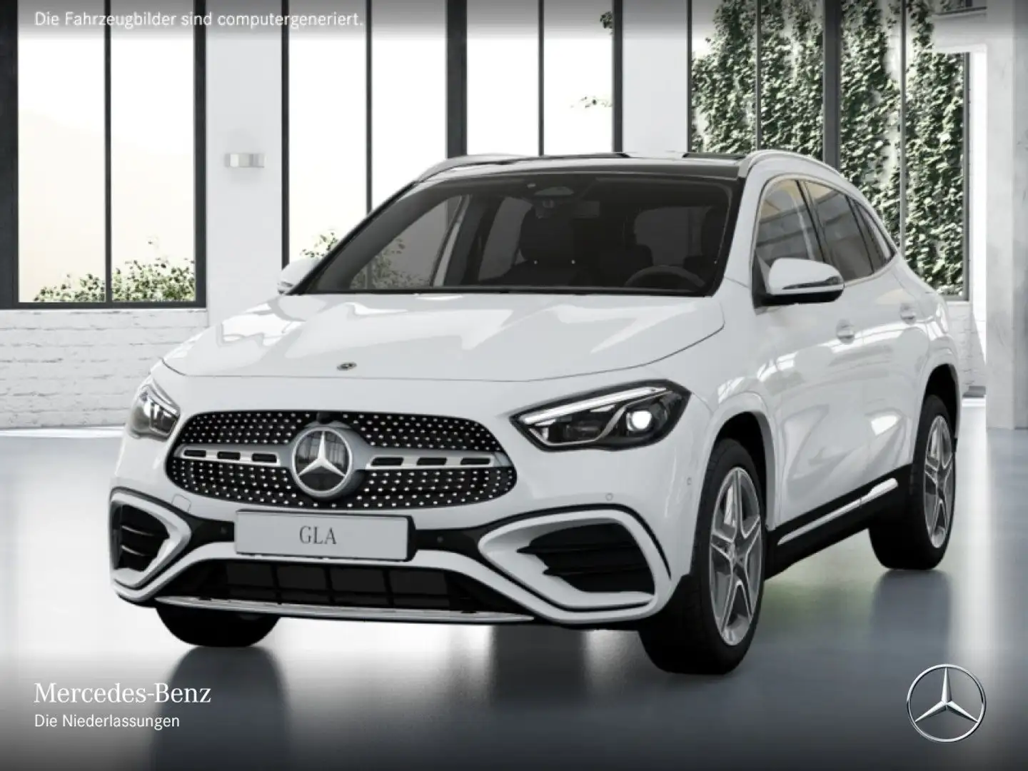 Mercedes-Benz GLA 200 AMG+PANO+360°+MULTIBEAM+TOTW+KEYLESS+7G Weiß - 2