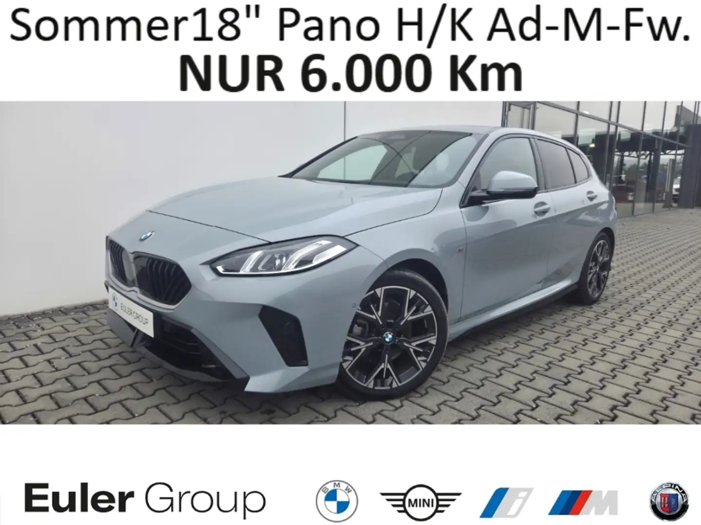 BMW 120 i M-Sport Sommer18'' Pano H/K Ad-M-Fw. AdLED DA+ P Grau - 1