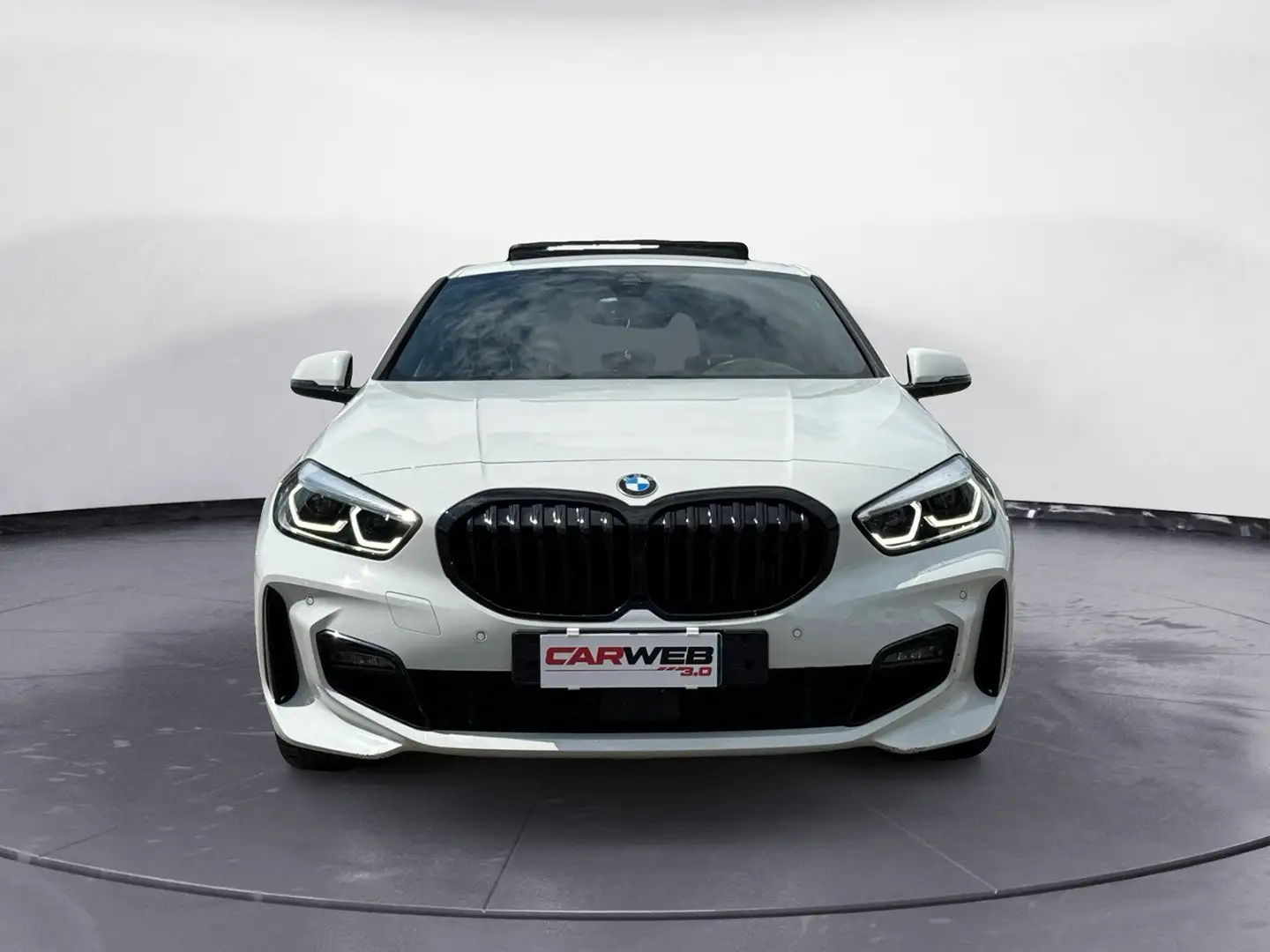 BMW 118 Serie 1 118d Msport Auto Weiß - 2