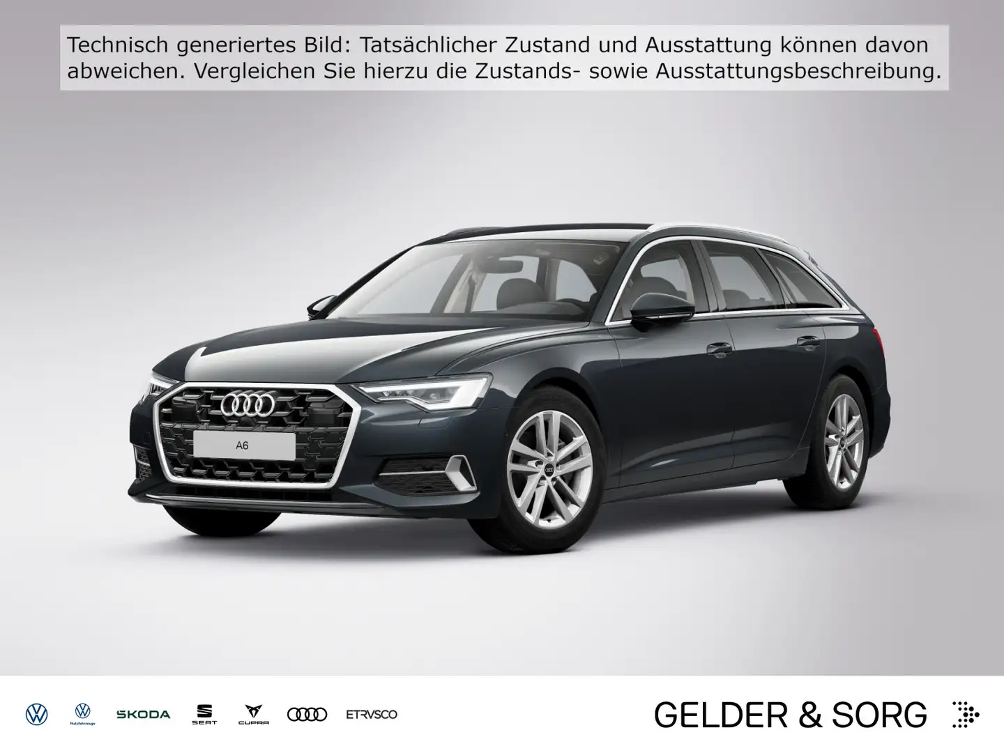 Audi A6 40 TDI advanced Matrix*Lenkradhzg*360°* Grau - 1