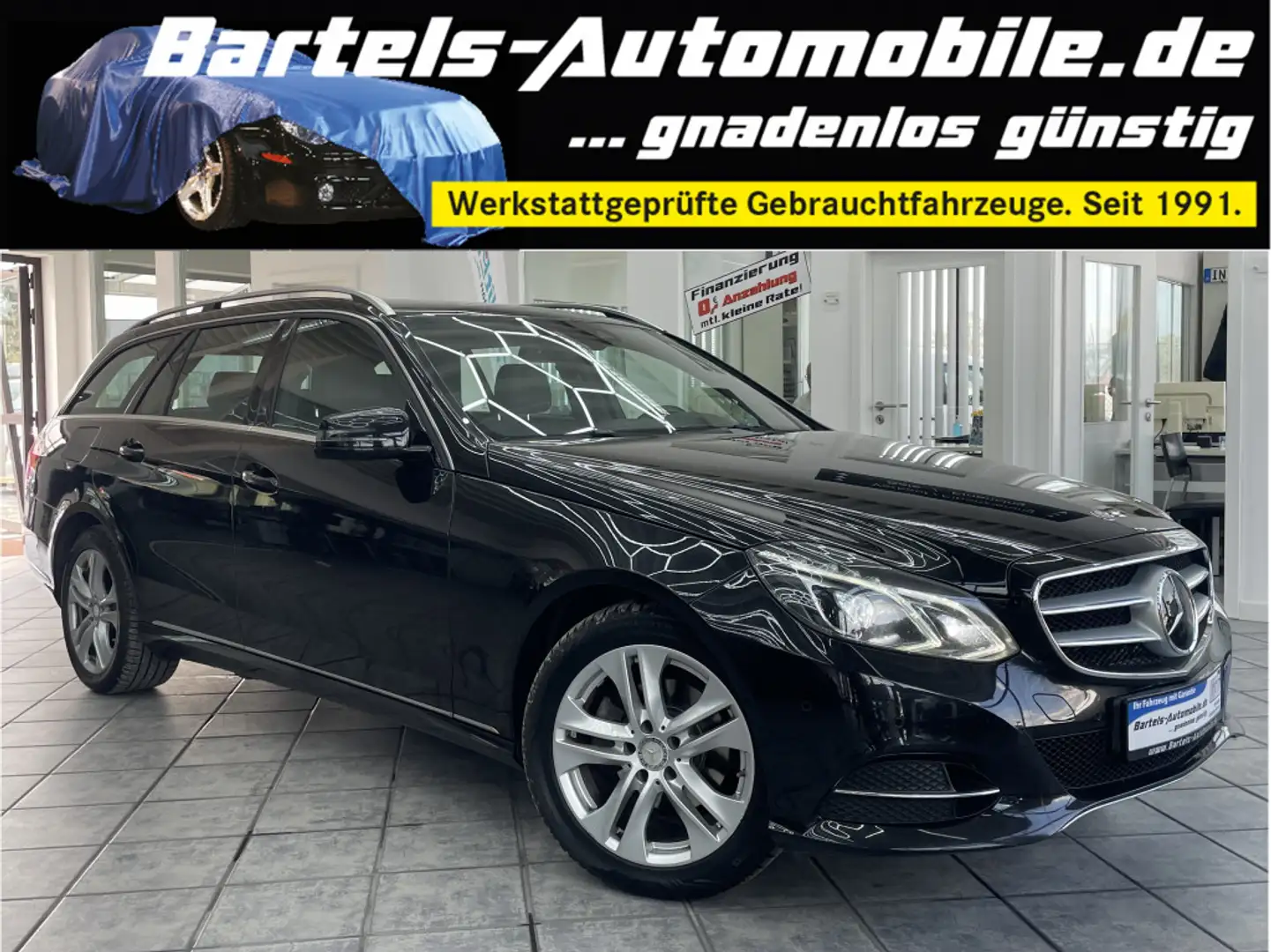 Mercedes-Benz E 220 T BlueTec, Leder, 9G-Tronic, LED, Kamera Schwarz - 1