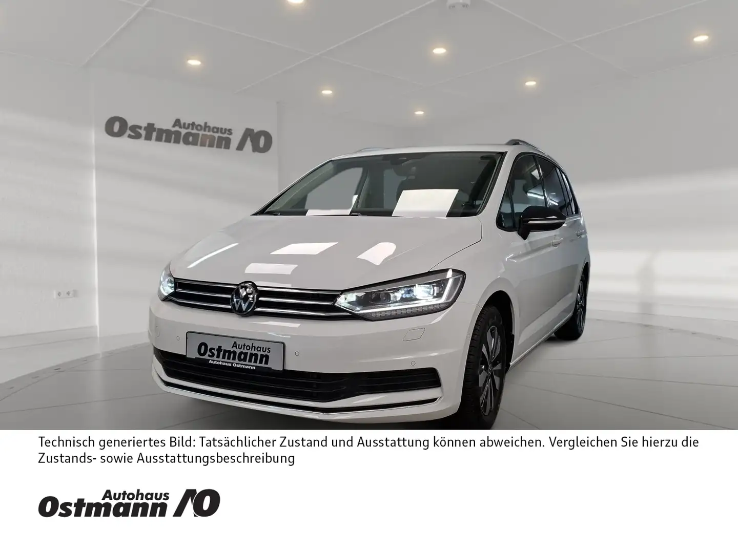 Volkswagen Touran 1.5 TSI Comfortline AHK ACC 7-Sitzer Weiß - 1