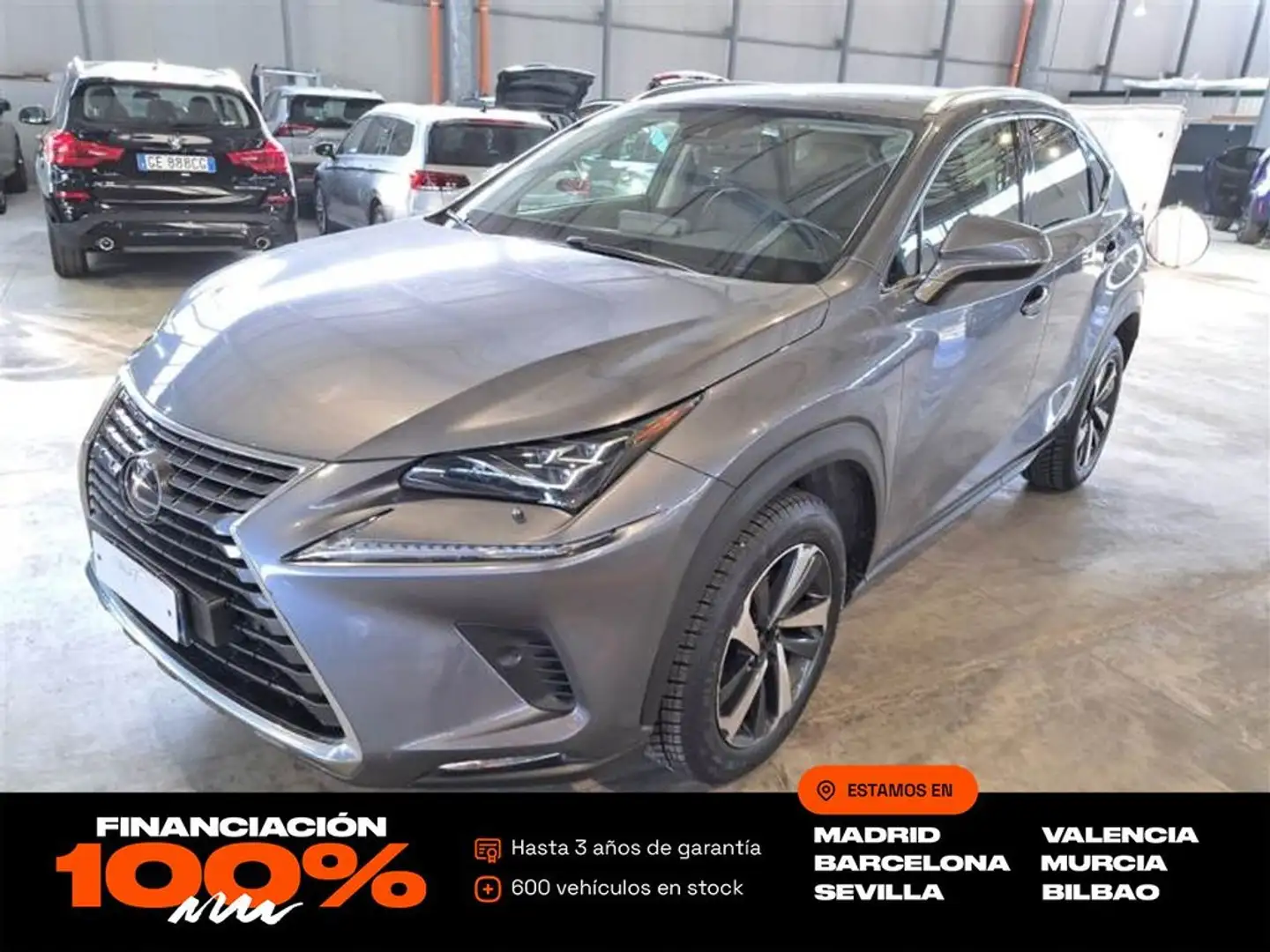 Lexus NX 300h 2.5 Luxury 4WD Gris - 1