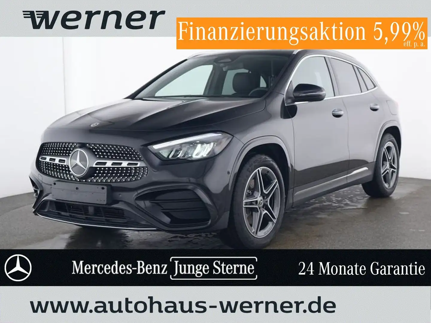 Mercedes-Benz GLA 180 AMG-ADVANCED+ PANO KEYLG KAMERA EASYPAC Schwarz - 1