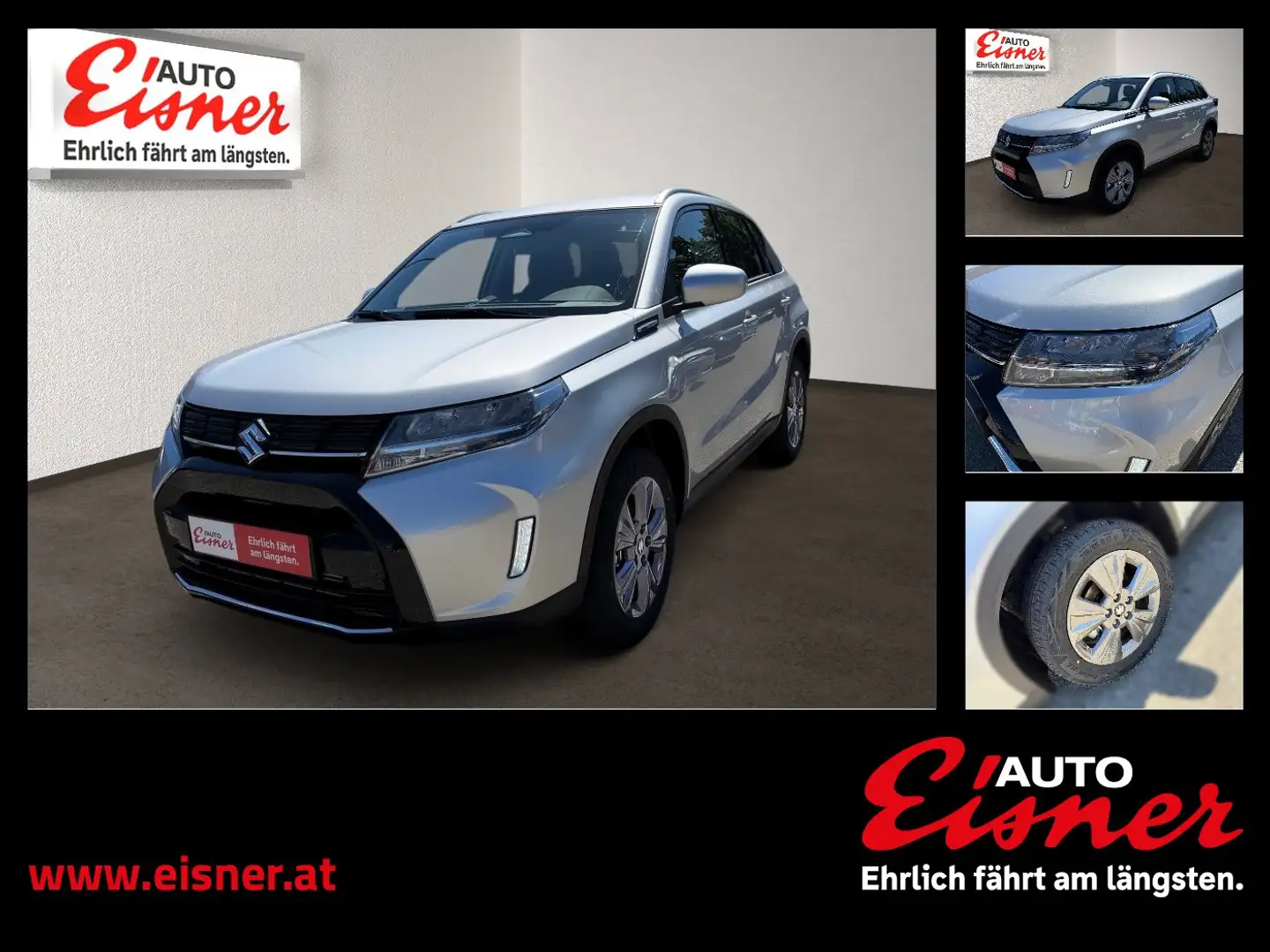 Suzuki Vitara 1.4 GL + Hybrid Shine ACC DynLicht LM Silber - 1