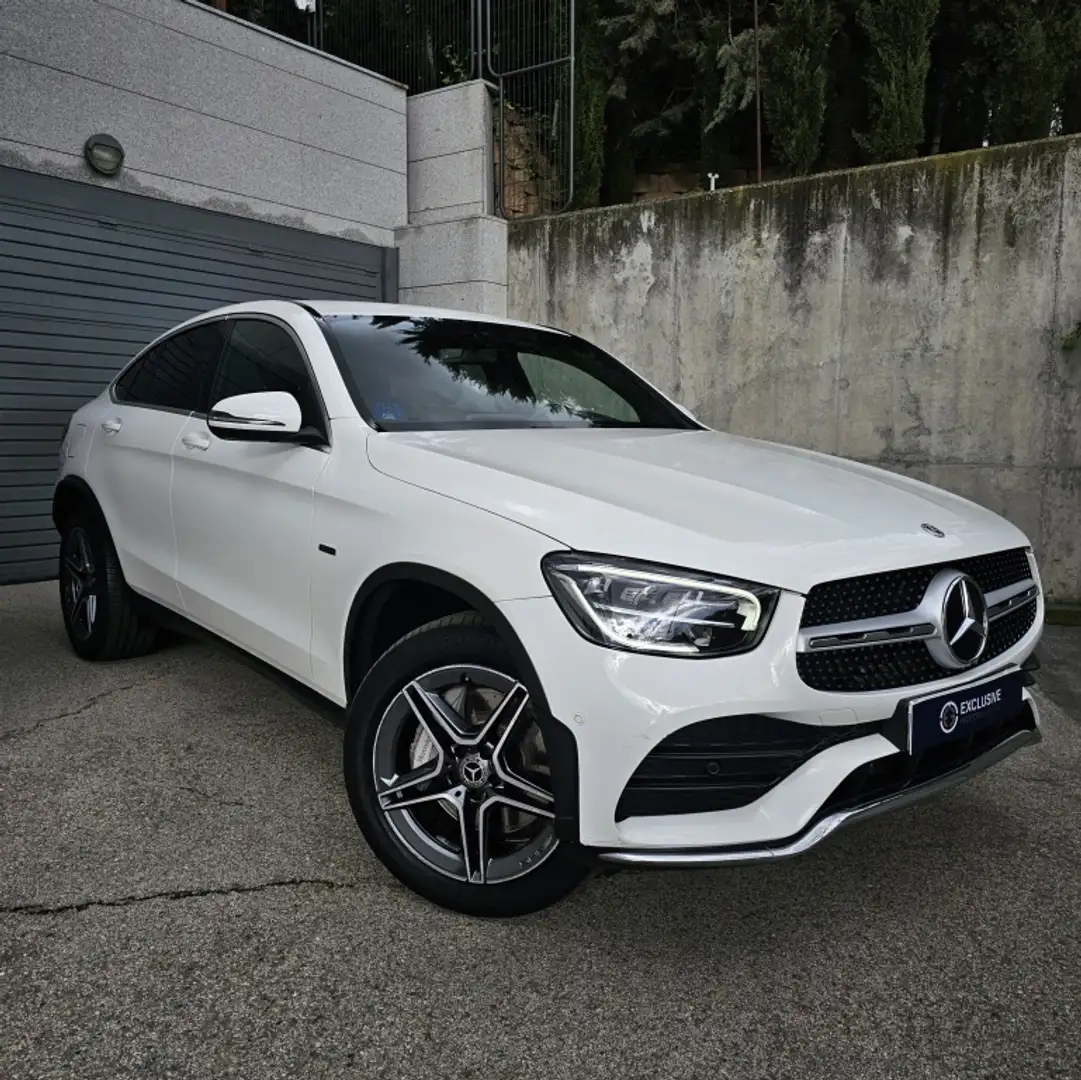 Mercedes-Benz GLC 300 Coupé 300de 4Matic Blanc - 1