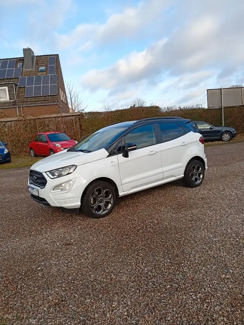 Ford EcoSport 1.5 TDCI-St-Line.Klima.Navi.Kamera.Xenon.SHZ.PDC Weiß - 2