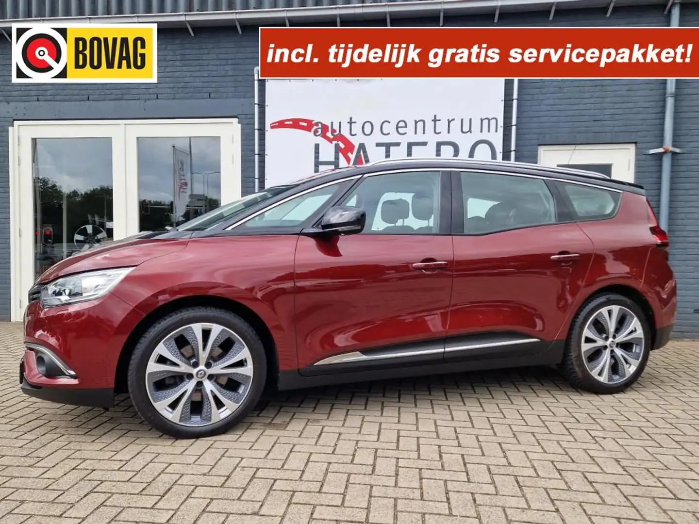 Renault Grand Scenic 1.2 TCe Intens Navi Climate en Cruise ctrl. Audio Rojo - 1