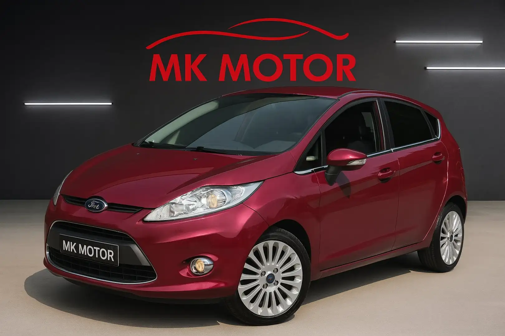 Ford Fiesta 🟢1.25 ESSENCE 82CV - 5 PORTES - AIRCO Red - 1
