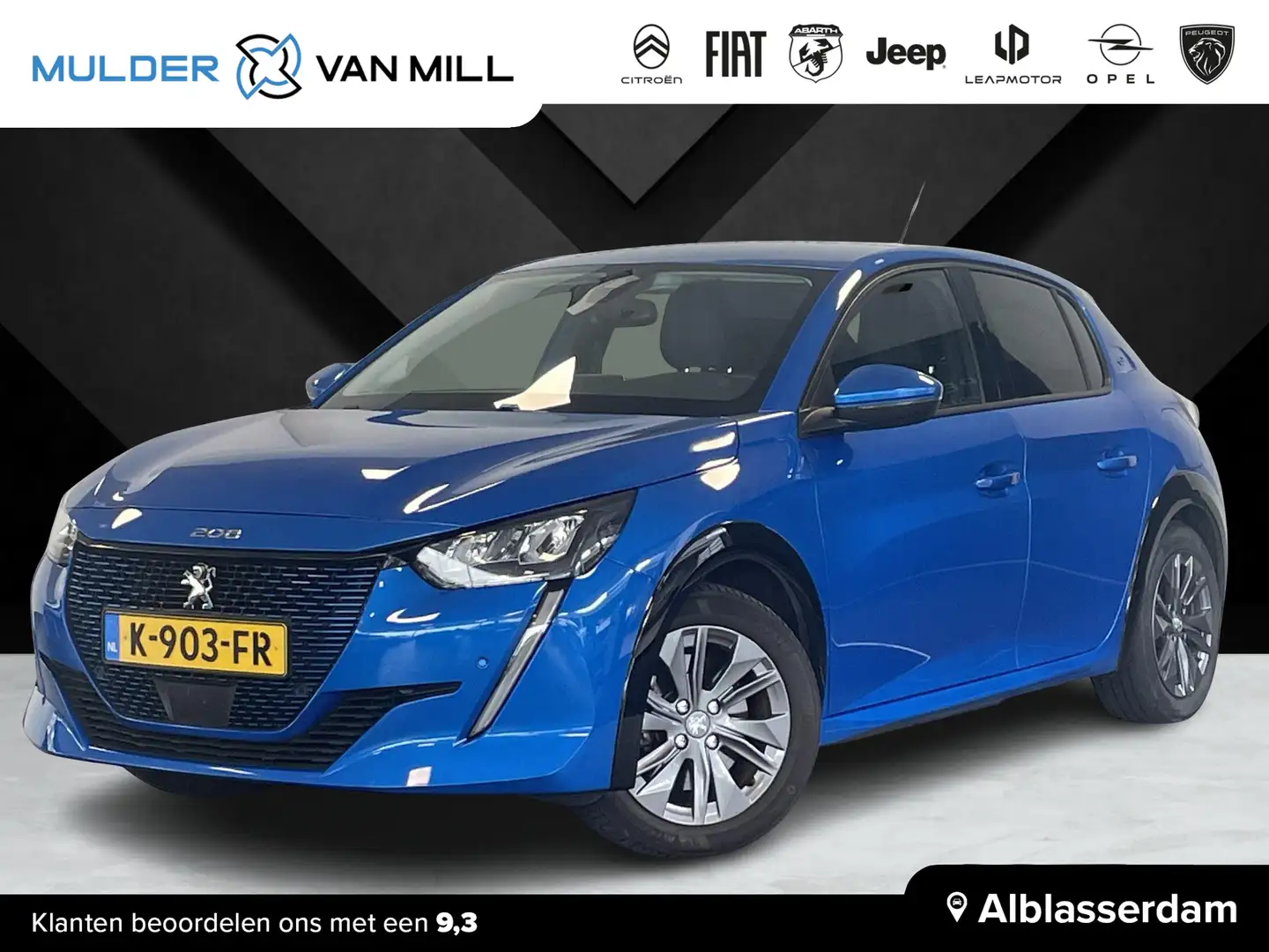 Peugeot e-208 Allure Pack EV 3-FASEN 50kWh 136pk | ADAPTIVE CRUI Bleu - 1