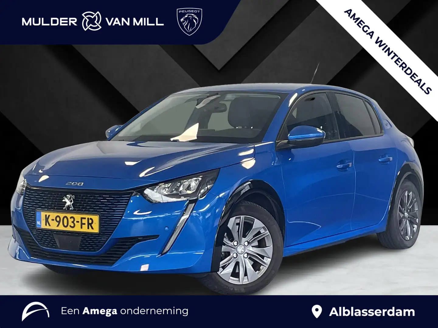 Peugeot e-208 Allure Pack EV 3-FASEN 50kWh 136pk | ADAPTIVE CRUI Blau - 1