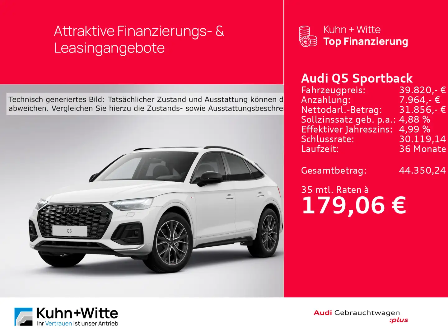 Audi Q5 40 TDI quattro S line *Pano*Matrix* Weiß - 1