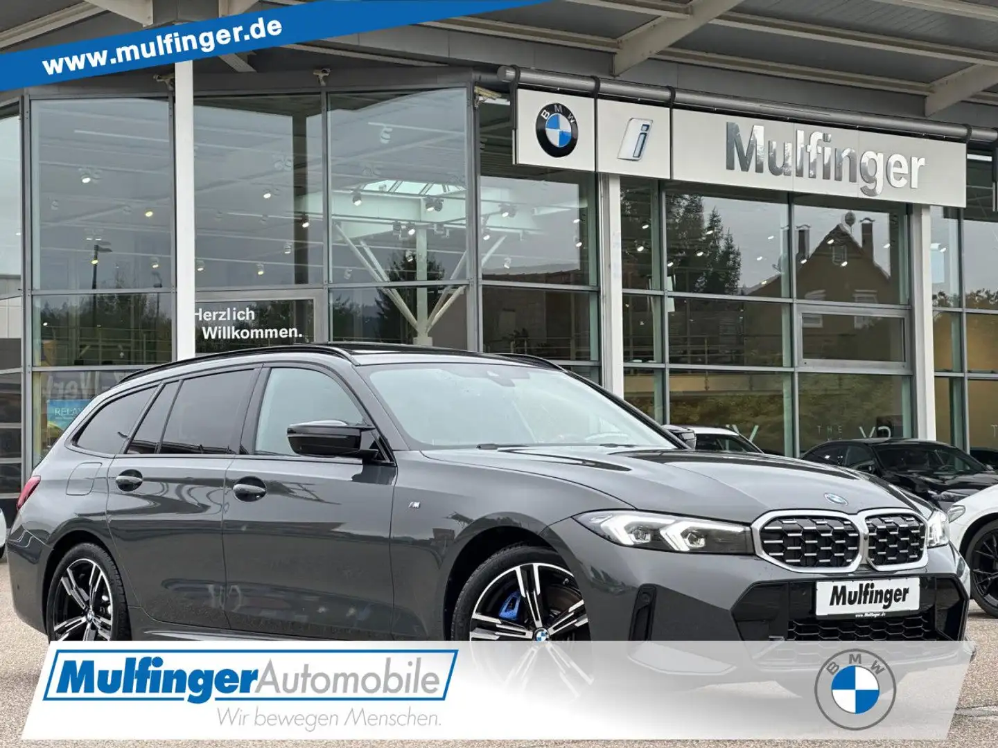 BMW 340 Md T.xDr.FACELIFT Leder SurView PanoD.HUD P+ Grigio - 1