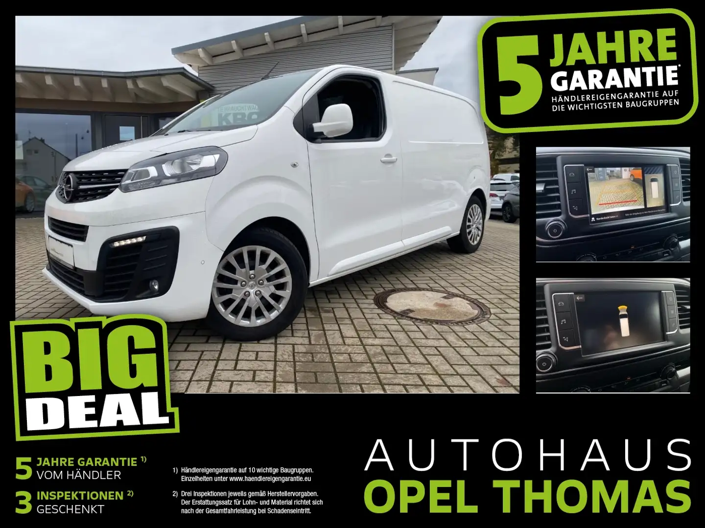 Opel Vivaro Kasten 1.5 D (L2) Edition M RFK 2xPDC SH Wit - 1