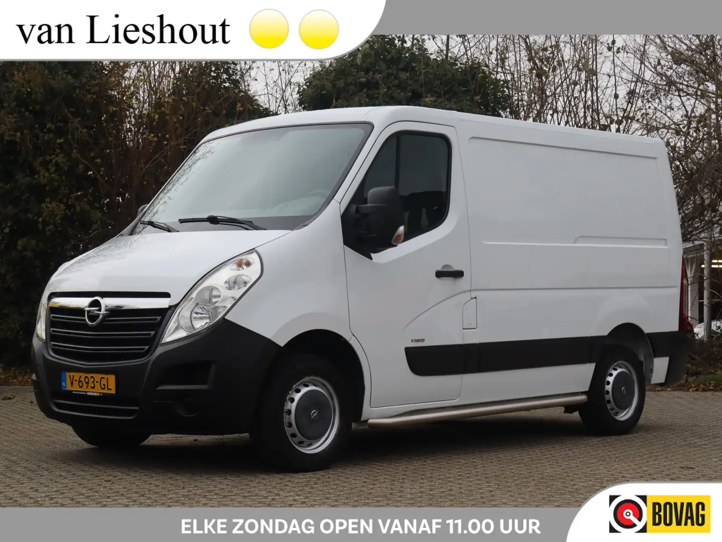 Opel Movano 2.3 CDTI L1H1 NL-Auto!! Airco I Cruise I 3-Zits -- Wit - 1
