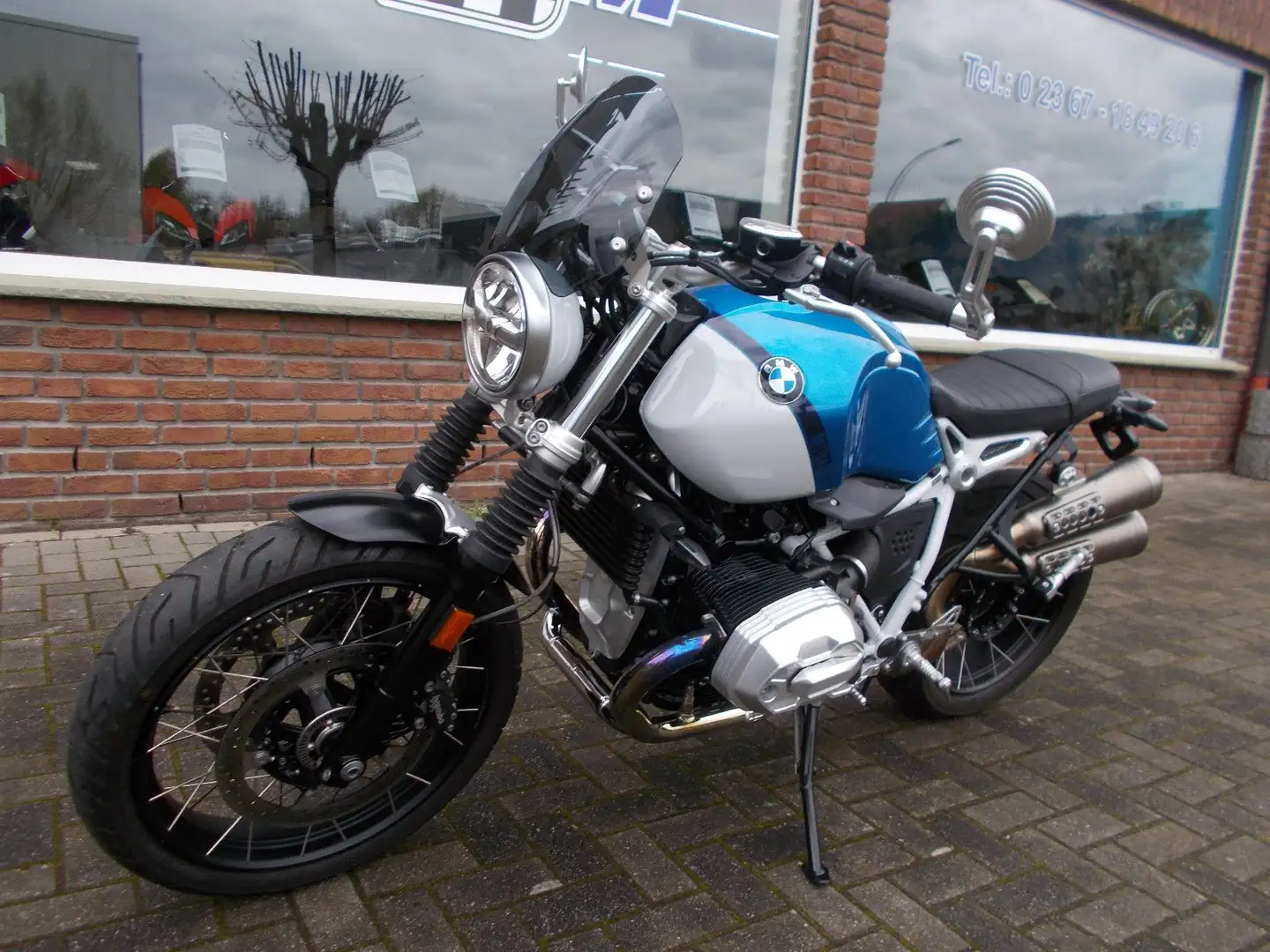 BMW R nineT Scrambler Option 719 , Frästeile Blau - 2