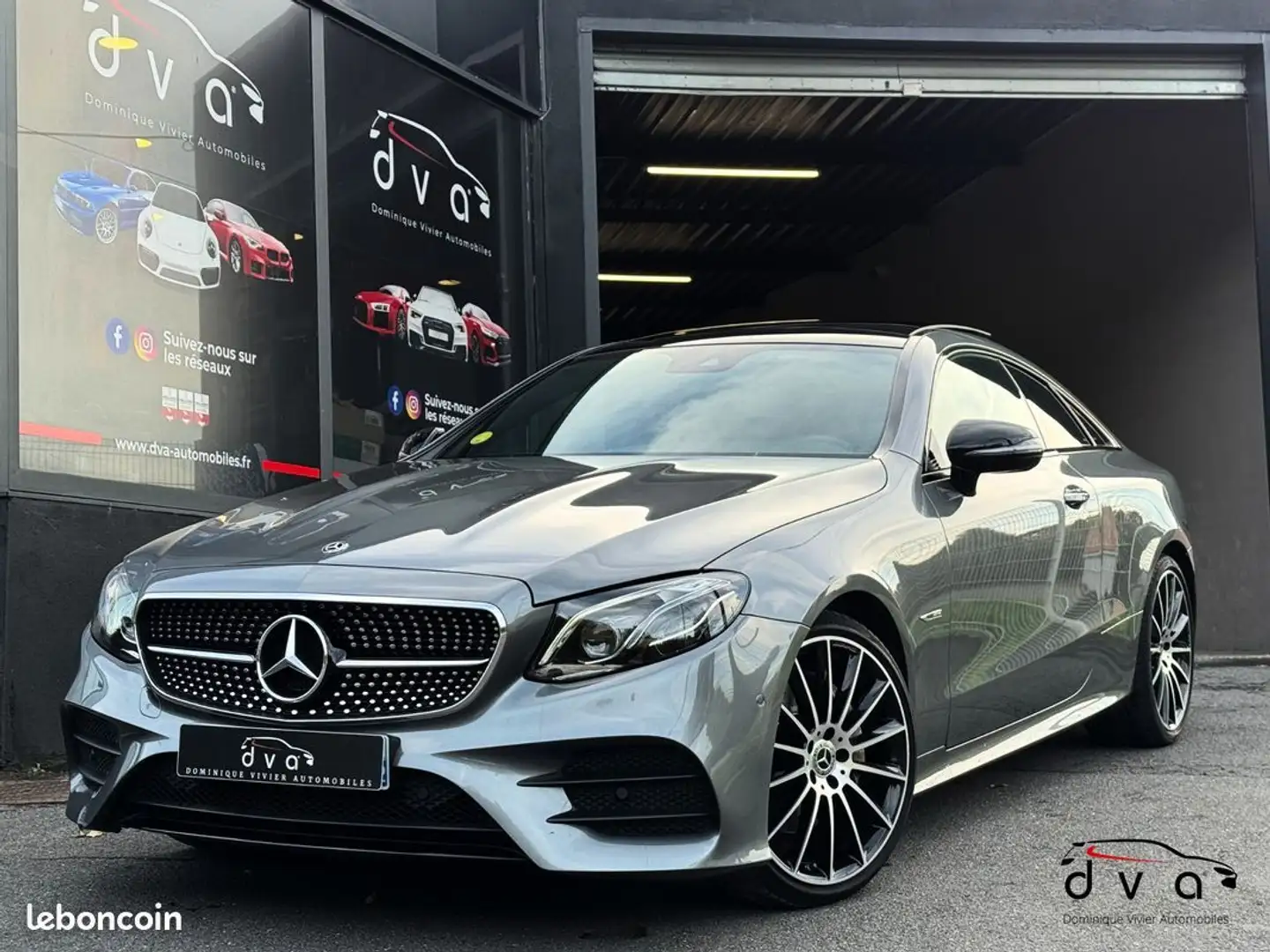 Mercedes-Benz E 220 Mercedes 220d 194 ch Coupé Sportline Gris - 1