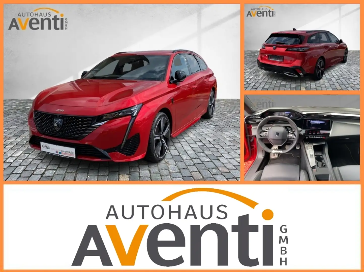 Peugeot 308 GT *ACC*LED*Navi*SpurH+SpurW*Kamera 360* Rojo - 1