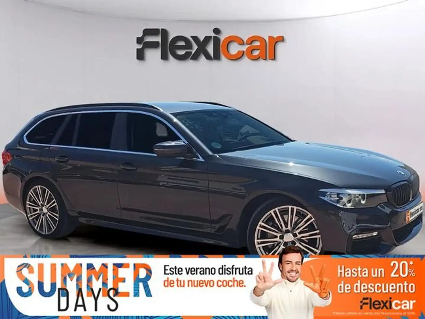 BMW 525 525dA Touring Negro - 1