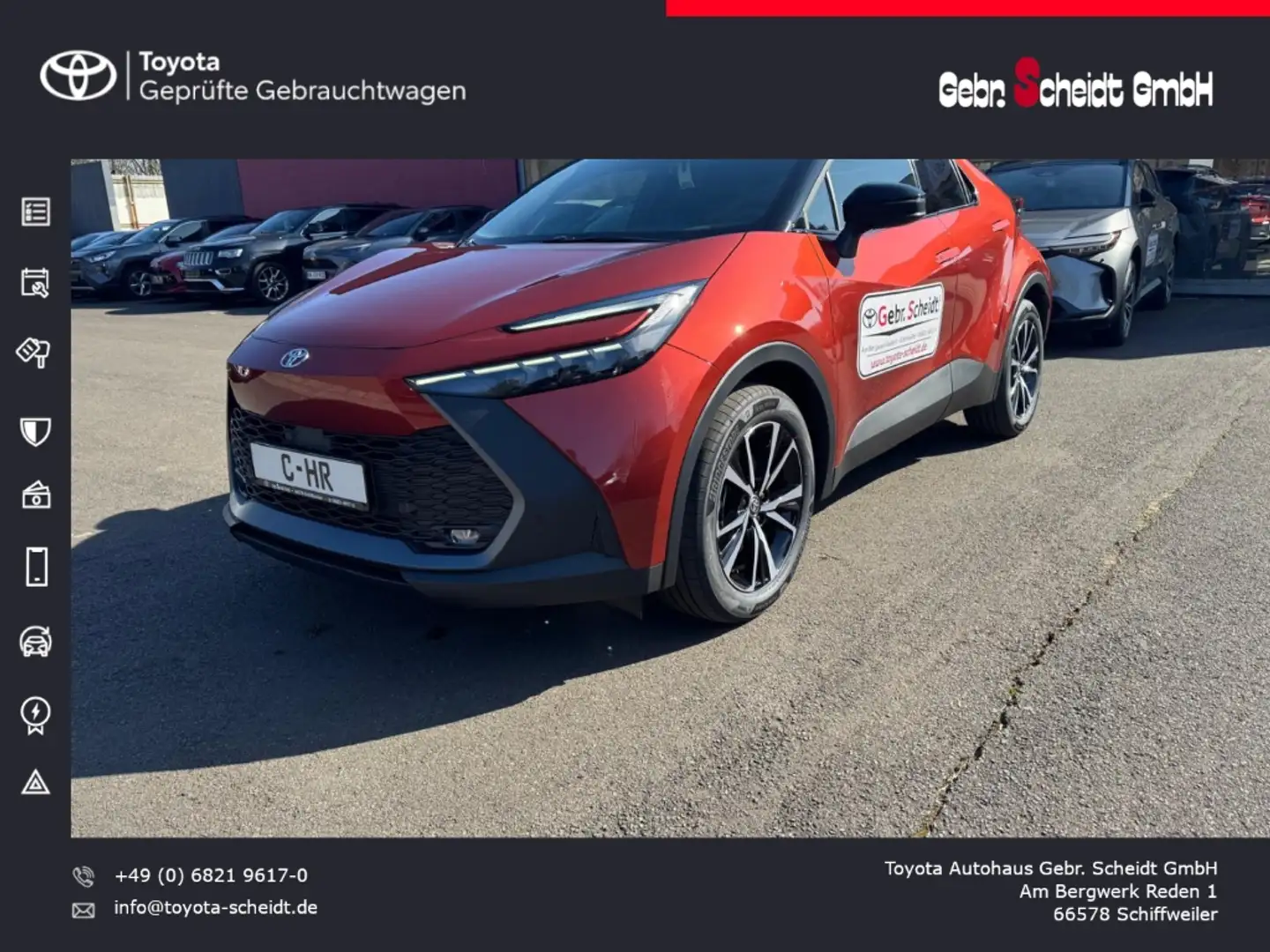 Toyota C-HR Plug-In Hybrid Teamplayer Apple CarPlay Android Au Bronzová - 1