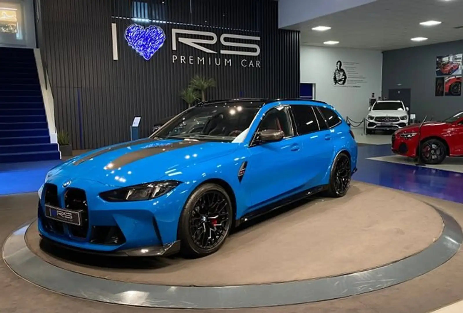 BMW M3 CS Touring Bleu - 2