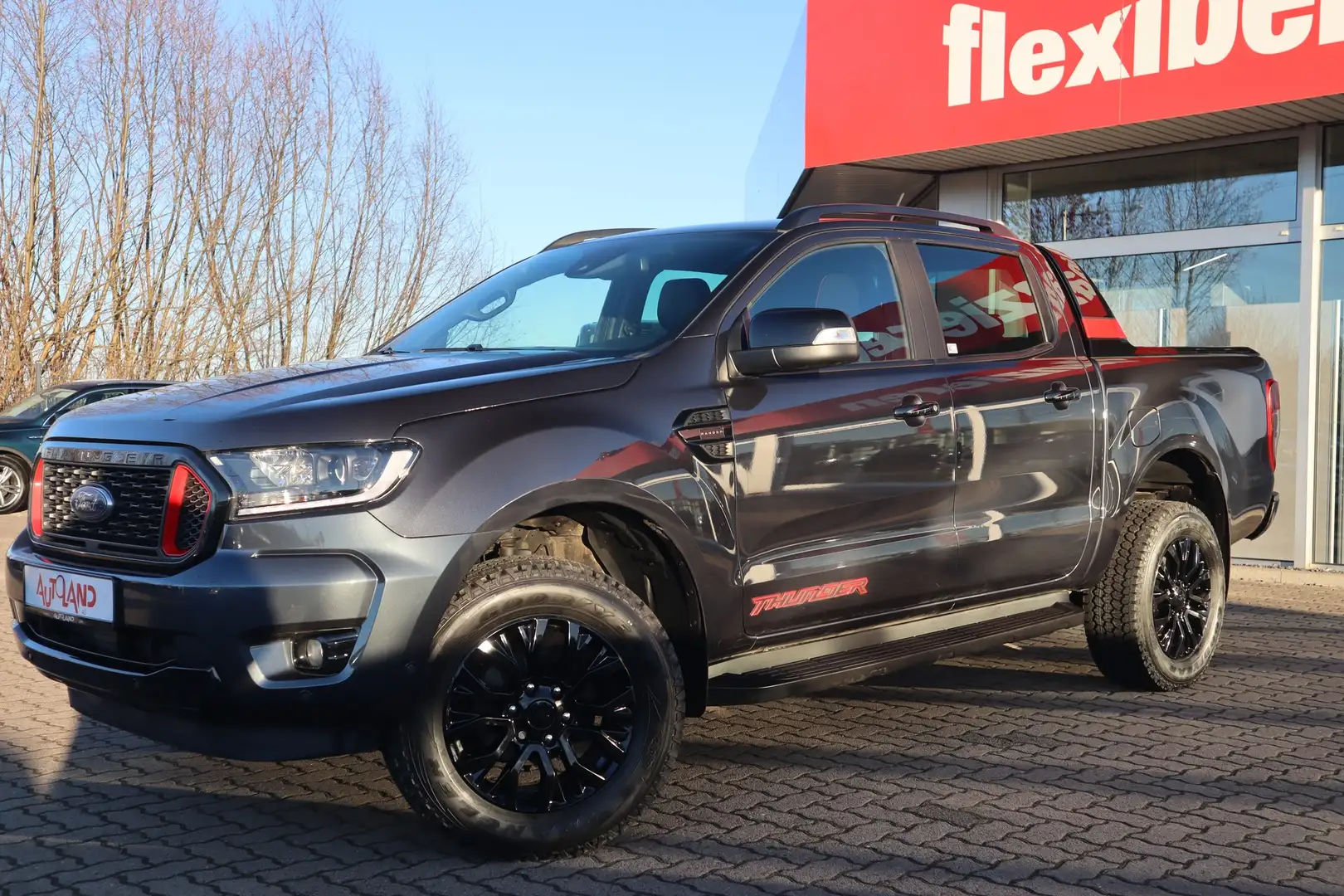 Ford Ranger 2.0 TDCi Thunder DoKa AHK ACC Navi Leder Grau - 1