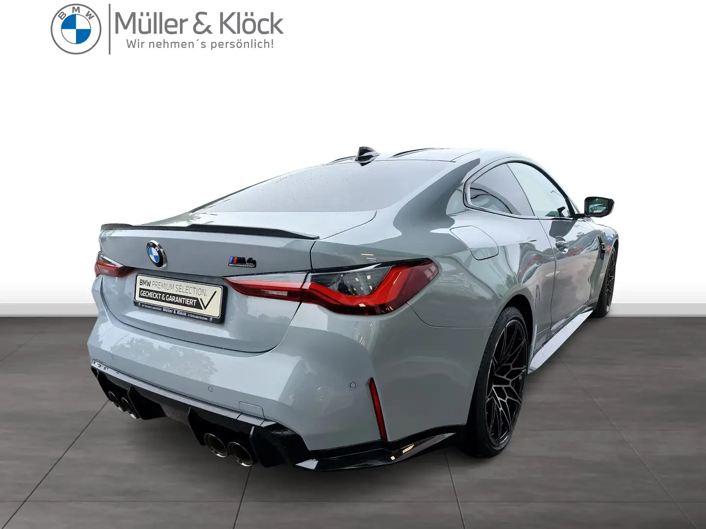 BMW M4 Competition Coupé Head-Up DAB WLAN Tempomat Grau - 2