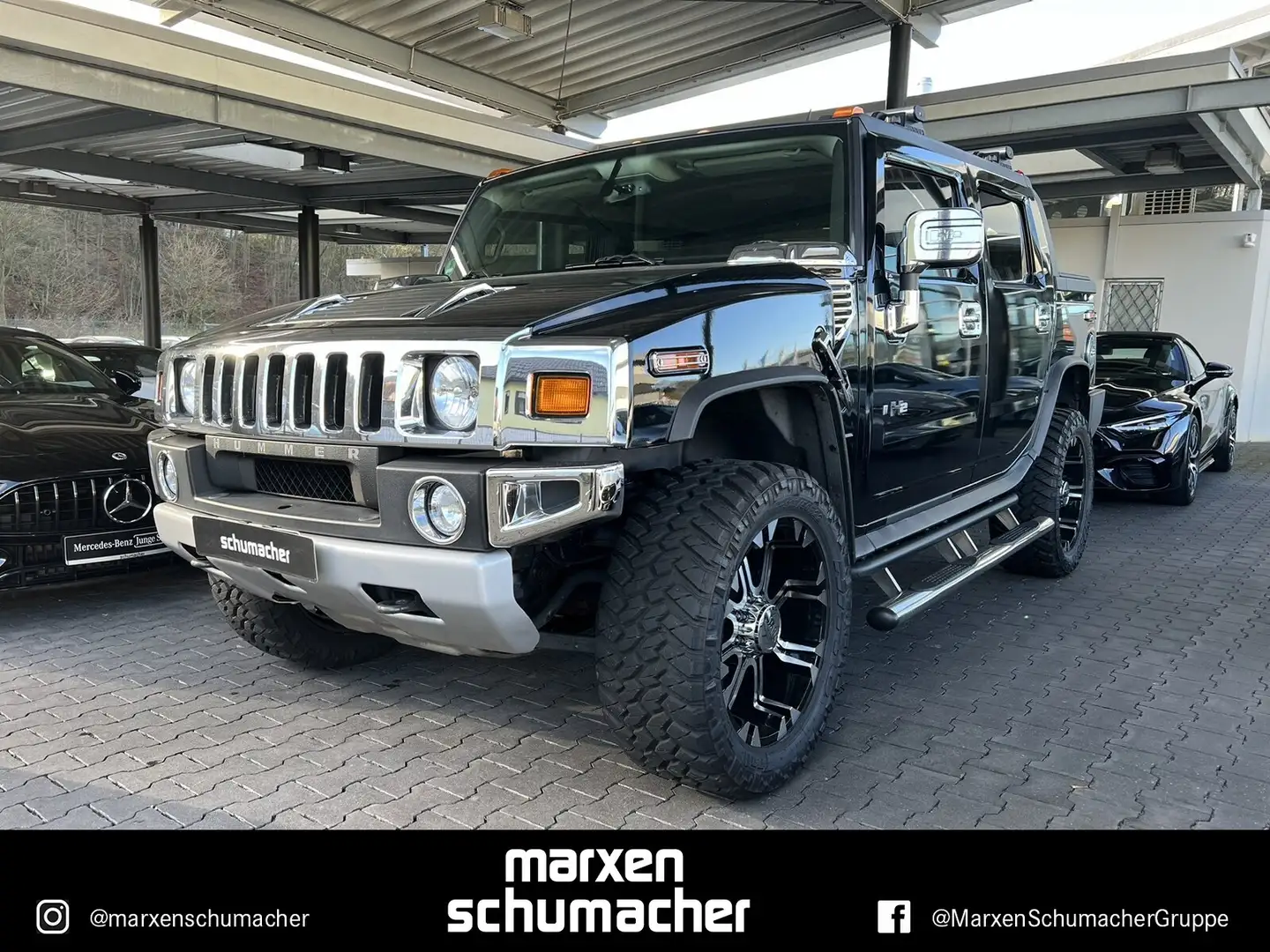 HUMMER H2 H2 6.2 V8 Facelift Luxury 398 PS SUT Pick-up Zwart - 1