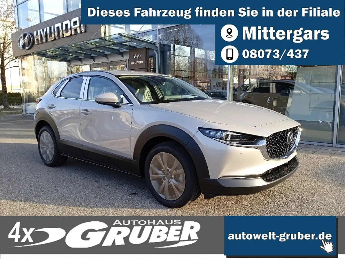 Mazda CX-30 e-SKYACTIV X 186ps Automatik Centre-line + DESIGN- Silber - 1