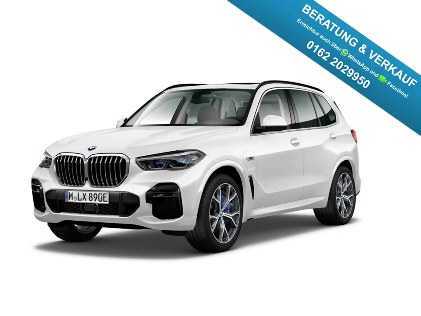 BMW X5 xDrive 45e Sportpaket HUD Luftfederung AD Niveau A Weiß - 1