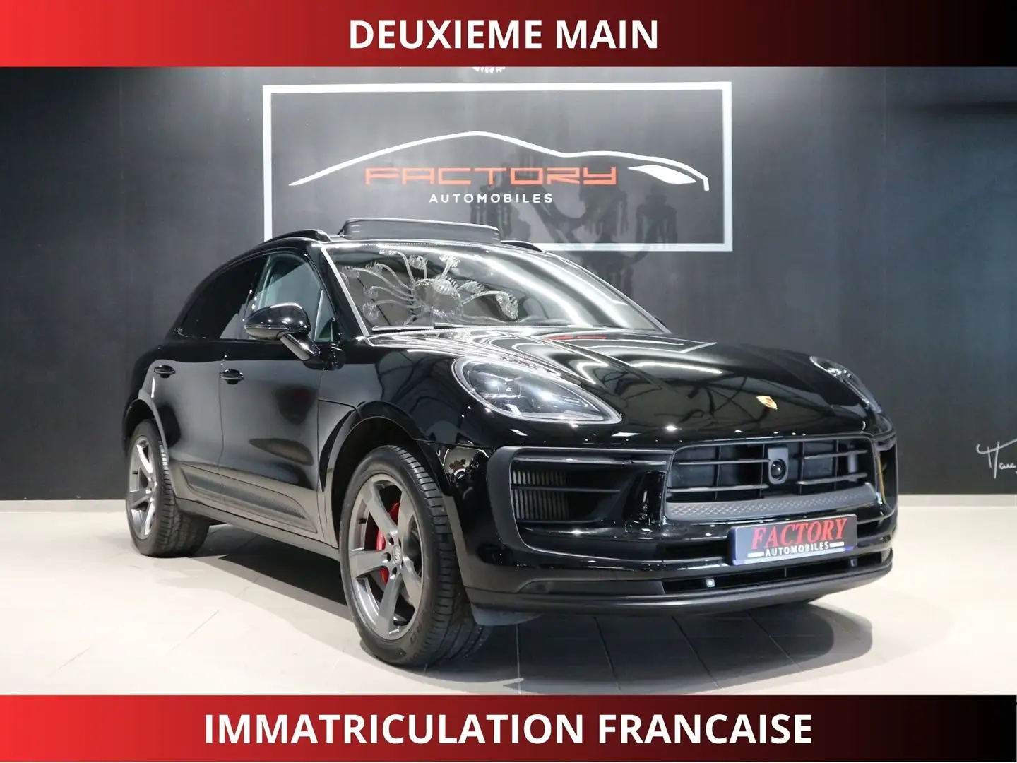 Porsche Macan 3.0 V6 380CH S PDK Noir - 1