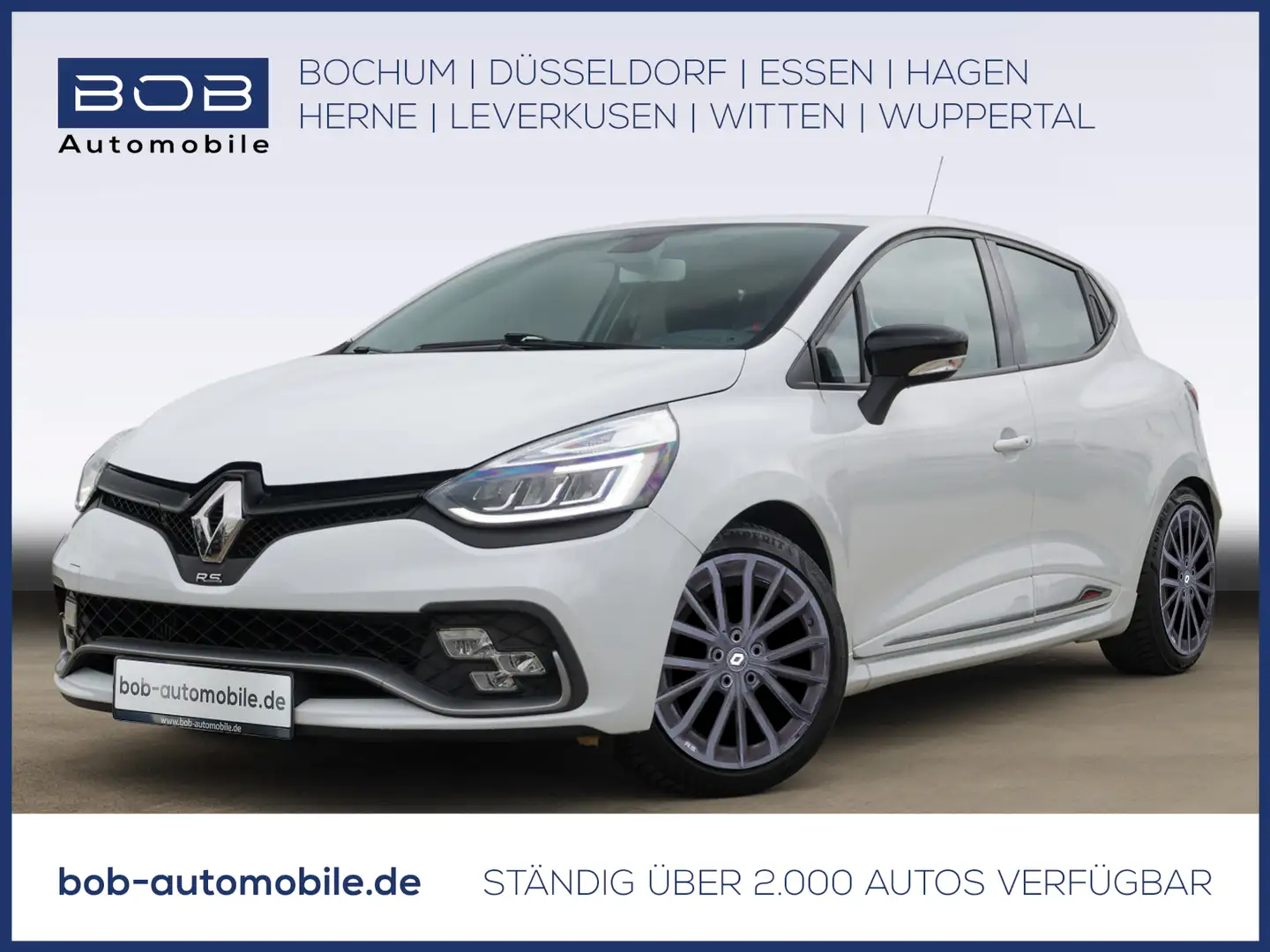 Renault Clio TCe 220 EDC R.S. Trophy PDC+LED+Akrapovic Bílá - 1