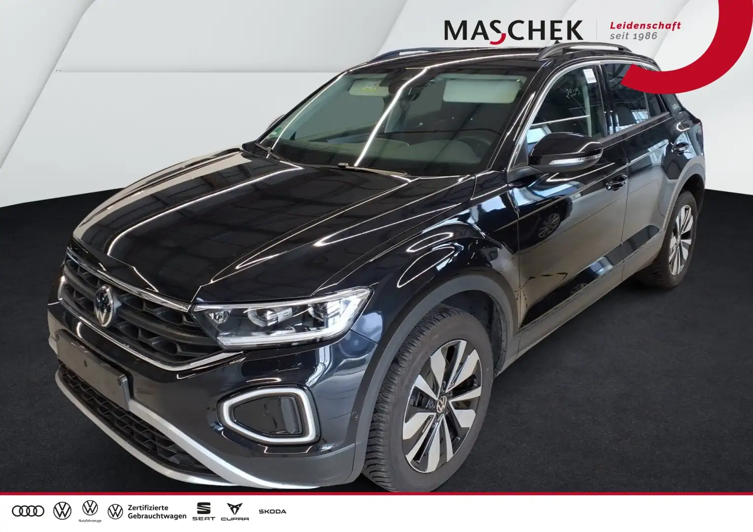 Volkswagen T-Roc Goal 2.0 TDI DSG AHK Navi Sitzh. PDC GRA Schwarz - 1