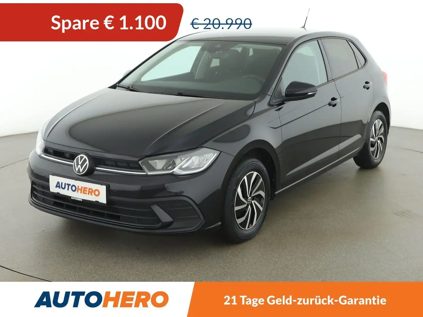 Volkswagen Polo 1.0 TSI Life *PDC*CARPLAY&AUTO*BT* Schwarz - 1