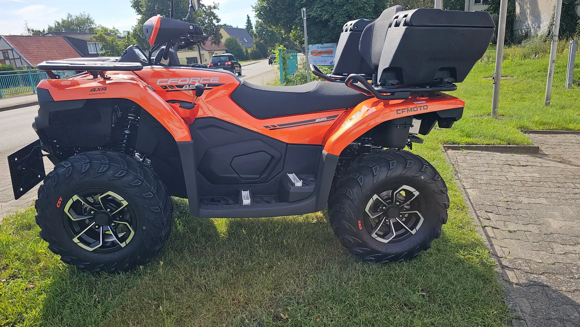 CFMOTO CForce 450 EPS, ABS, T3b  4 J. Garantie inkl. Heckkoffer!!! Orange - 2