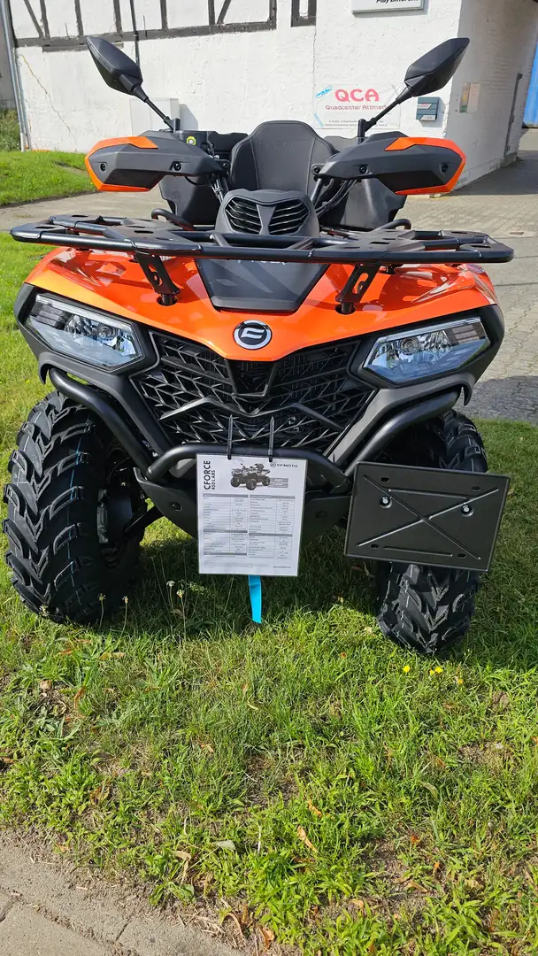 CFMOTO CForce 450 EPS, ABS, T3b  4 J. Garantie inkl. Heckkoffer!!! Orange - 1
