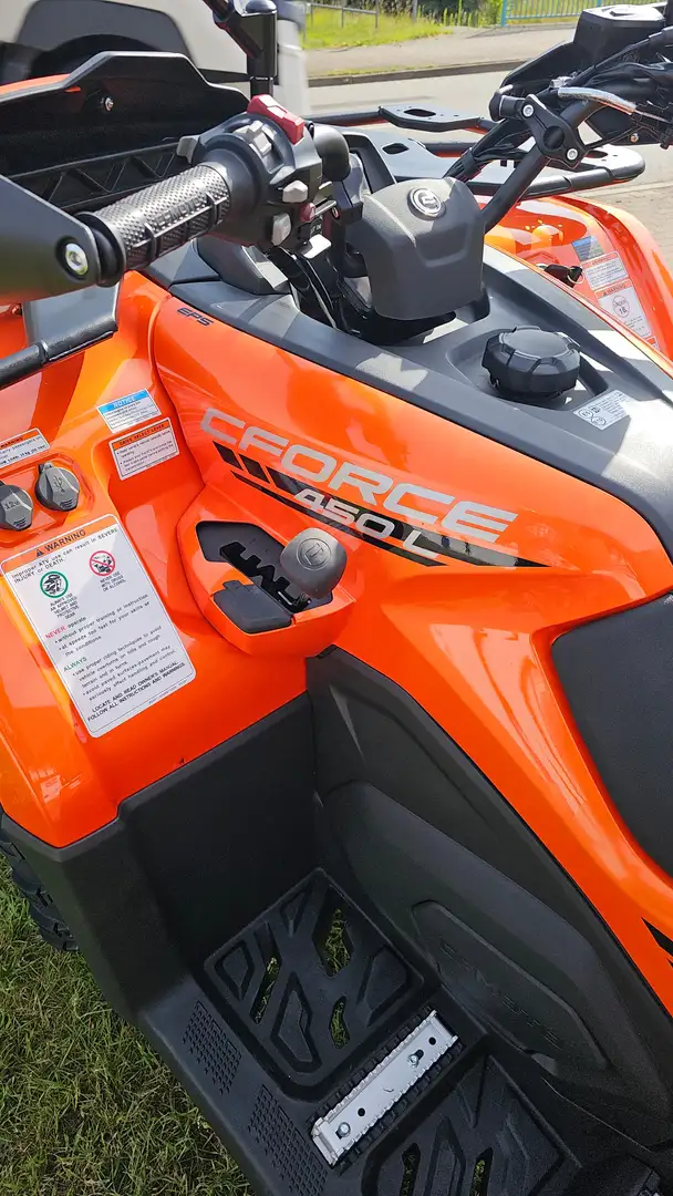 CFMOTO CForce 450 EPS, ABS, T3b  4 J. Garantie inkl. Heckkoffer!!! Oranje - 1