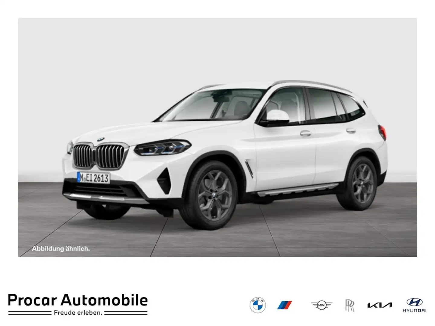 BMW X3 xDrive20d LASER+AHK+DA+PA+HiFi+SHZ+19" Weiß - 1