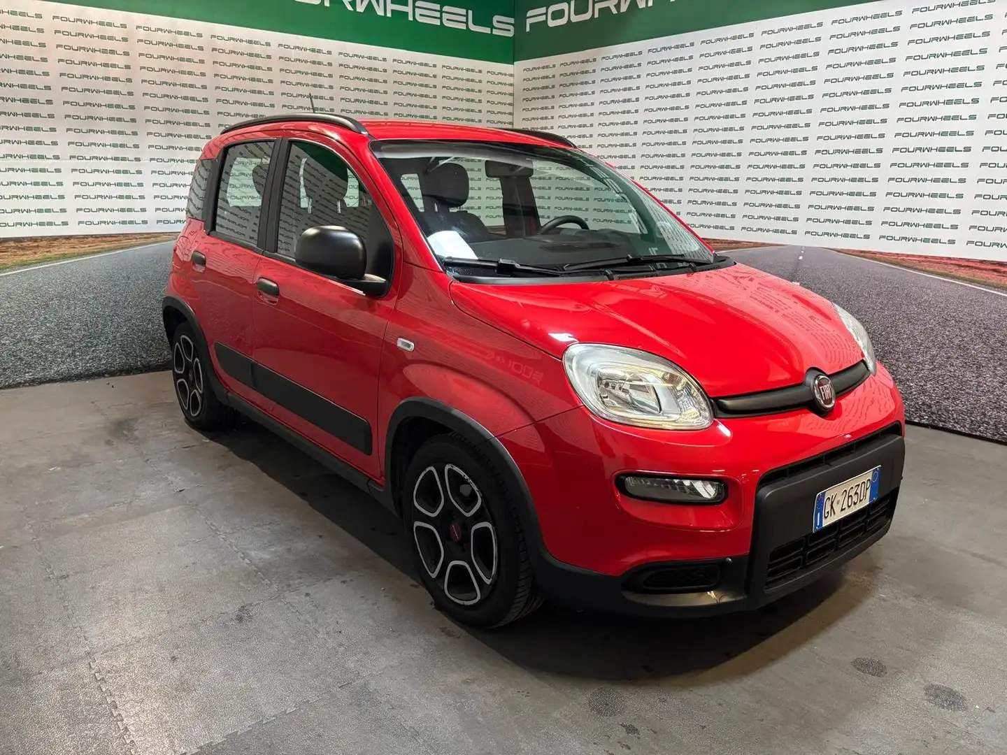 Fiat Panda Panda III 2021 1.0 firefly hybrid Sport s Rosso - 2