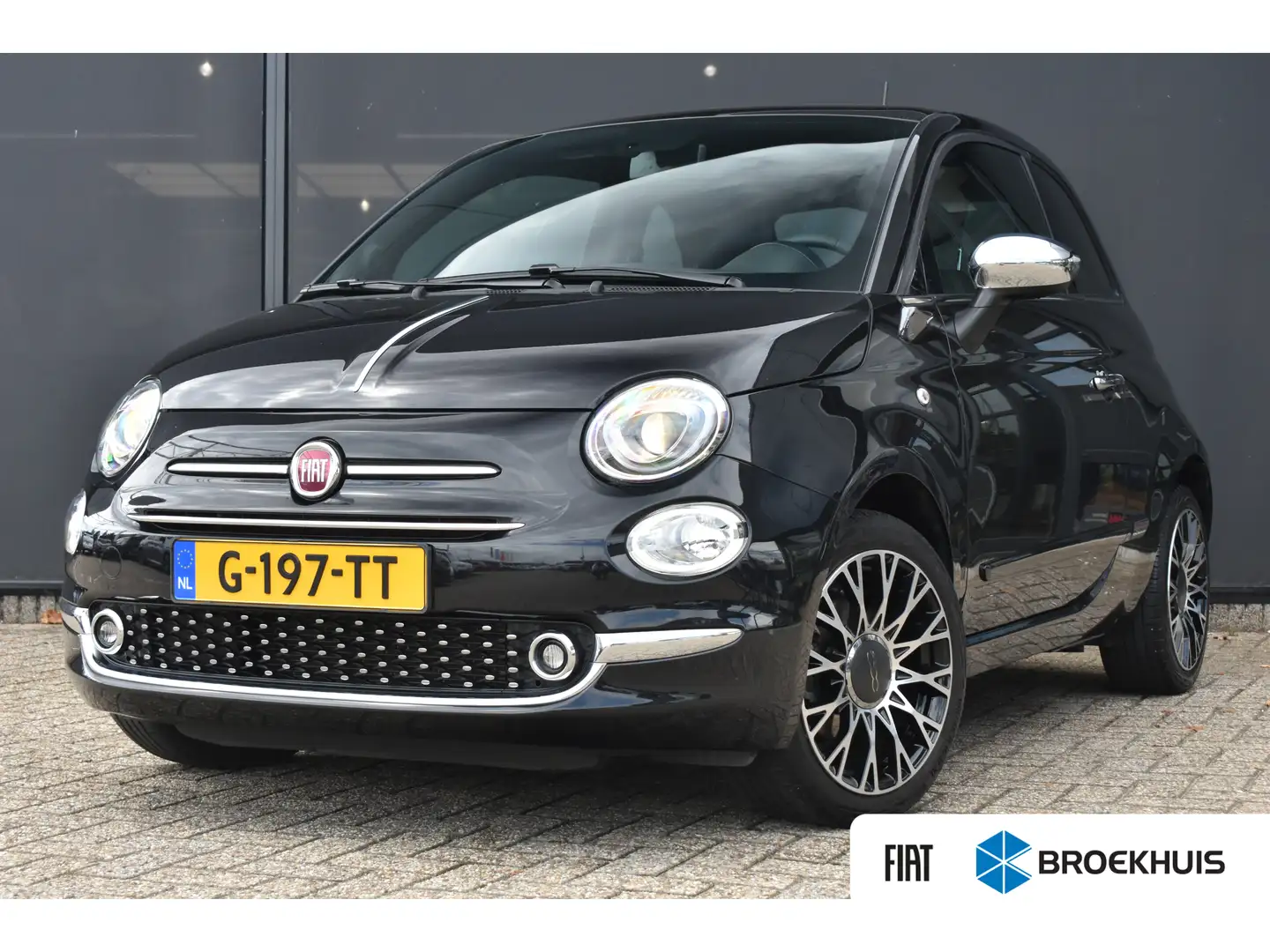 Fiat 500 1.2 Star | Panoramadak | Navigatie | Trekhaak | Ai Zwart - 1