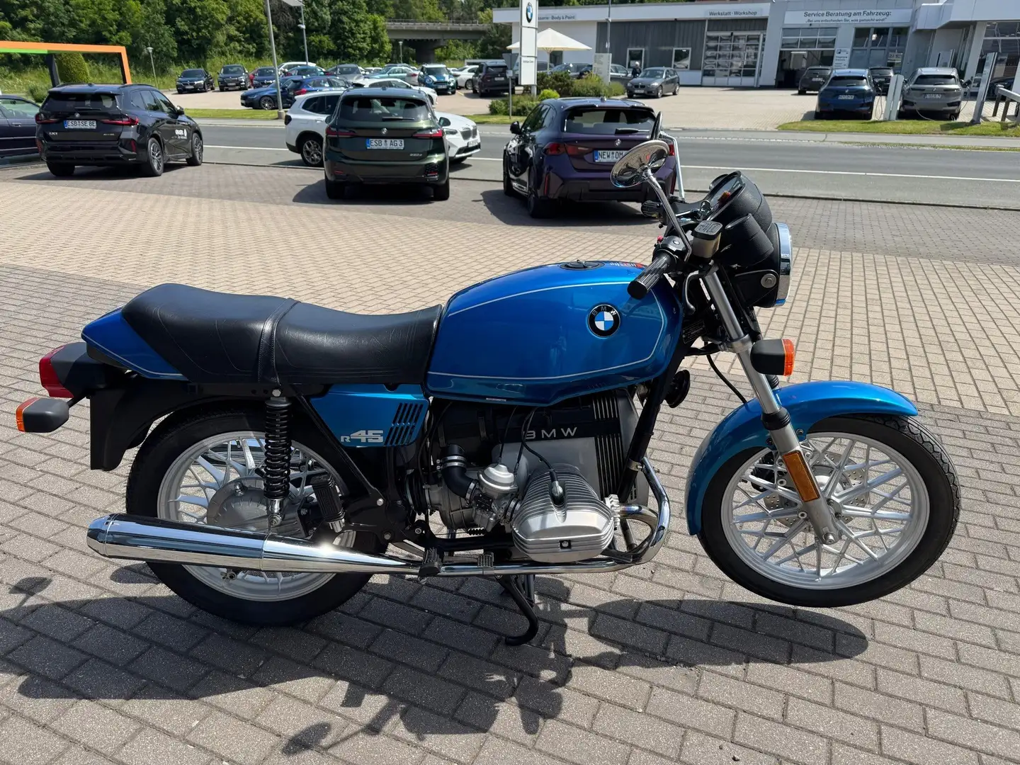 BMW R 45 +++ 600KM +++ EZ 1998 +++ WIE NEU +++ Azul - 2