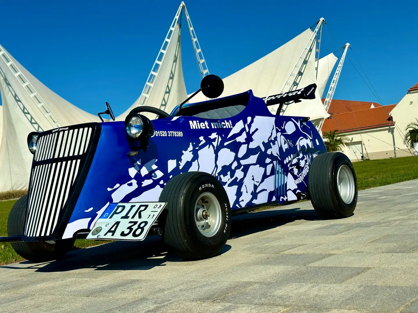 Kreidler F-Kart Kreidler FKart 170 Mini Hotrod selten top Zustand Blue - 1