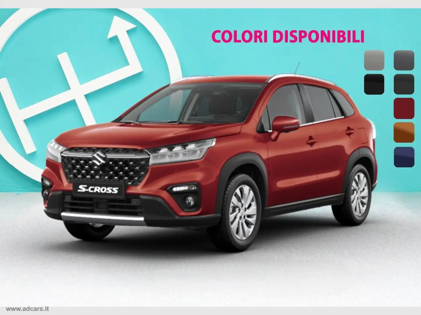 Suzuki S-Cross 1.4 Hybrid Top 2WD PROMOZIONE ADCARS!!! Rosso - 1