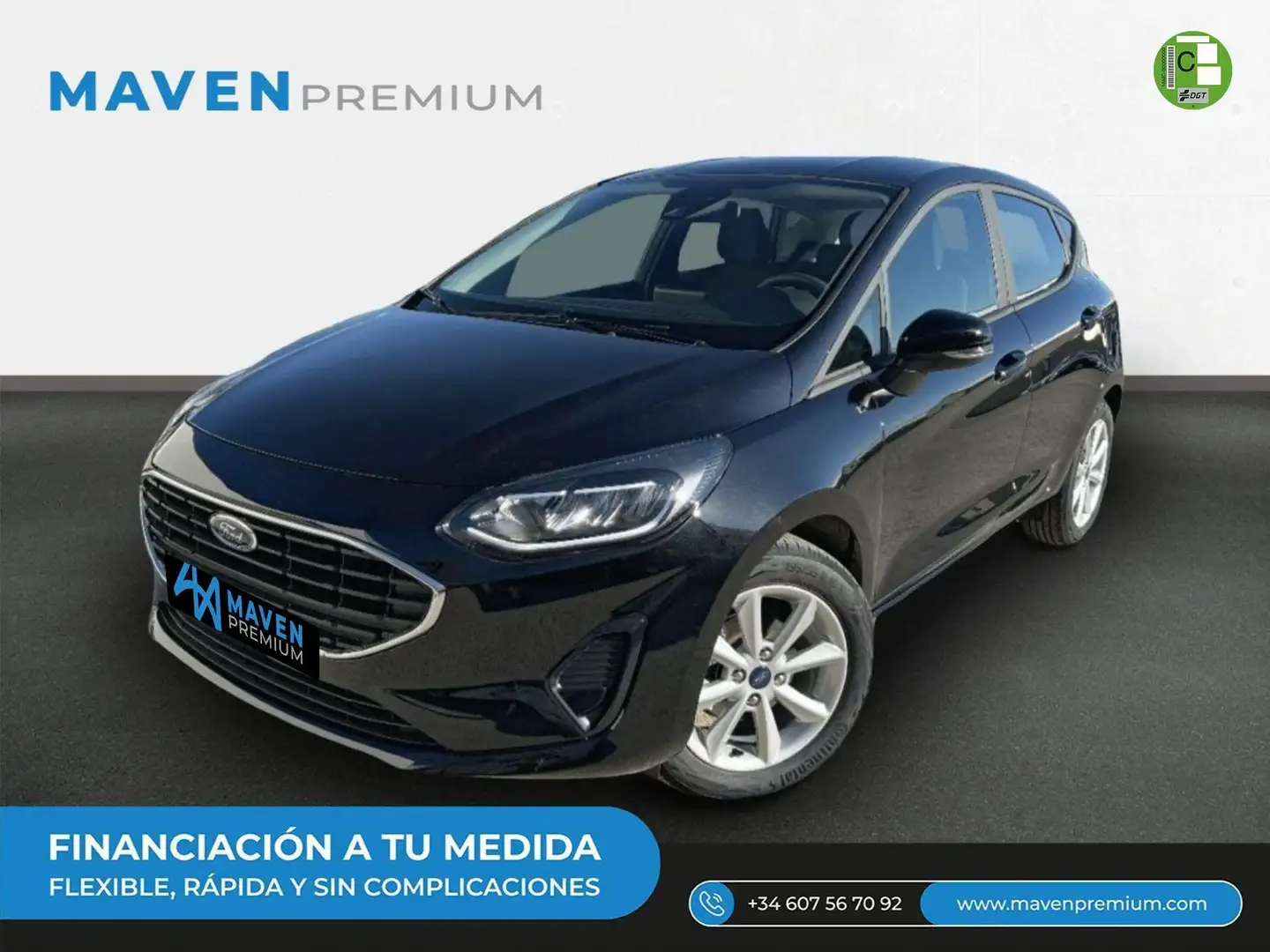 Ford Fiesta 1.1 Ti-VCT Trend Negro - 1