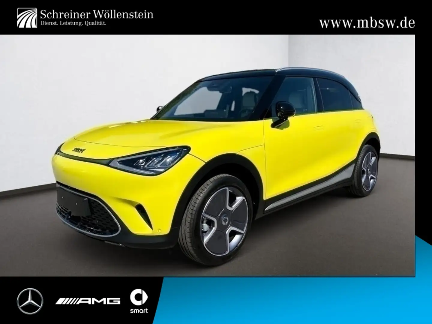 smart #1 Pro (49kWh) 360°Kam.*Pano*LED*SHZ*AppleCarPla Gelb - 1